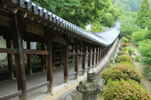 Kibitsu Shrine Corridor Okayama Japan