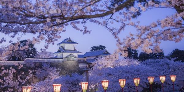 Kanazawa Castle – The Throne of the Powerful Maeda Clan Kanazawa-Castle-Cherry-Blossom-Ishikawa-Japan