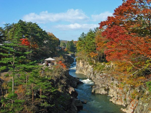 Genbikei-Gorge-Ichinoseki-Iwate-Japan