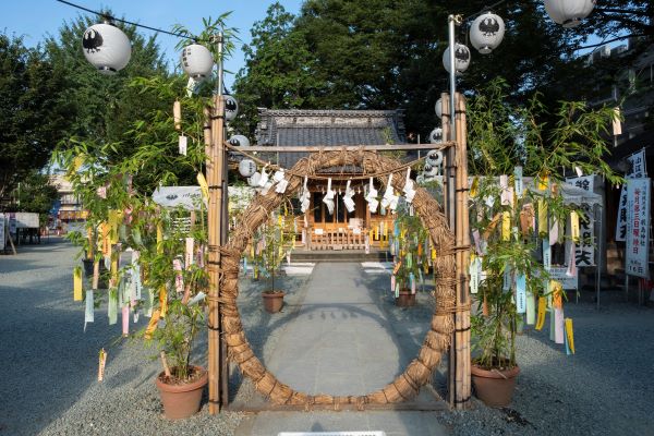 Cogon-Grass-Ring-Kawagoe-Kumano-Shrine-Kawagoe-Saitama-Japan