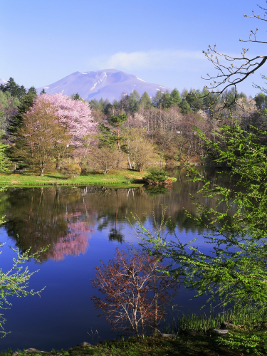 Shiozawa-Lake-in-Spring-Karuizawa-Nagano-Japan