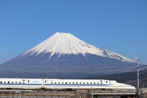 Shinkansen-and-Mt.-Fuji