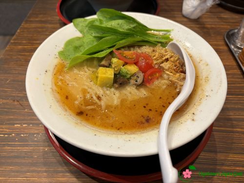 Vegan Root Vegetable Soup Miso Potta Ramen at Dashiro Sendai Miyagi Japan