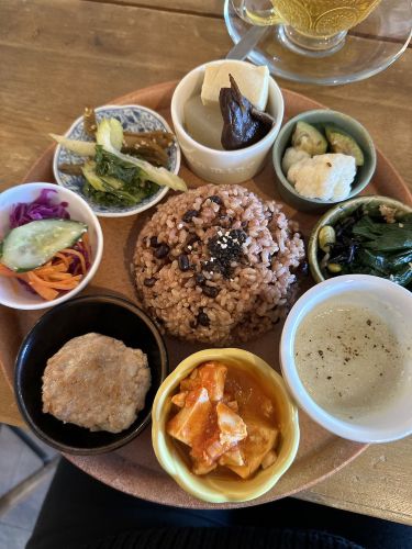 The Vegan Plate at CBD green Okayama Japan
