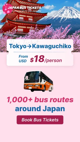 Visit Tokyo to Kawaguchiko by Bus, Book Now With Japan Bus Ticket
